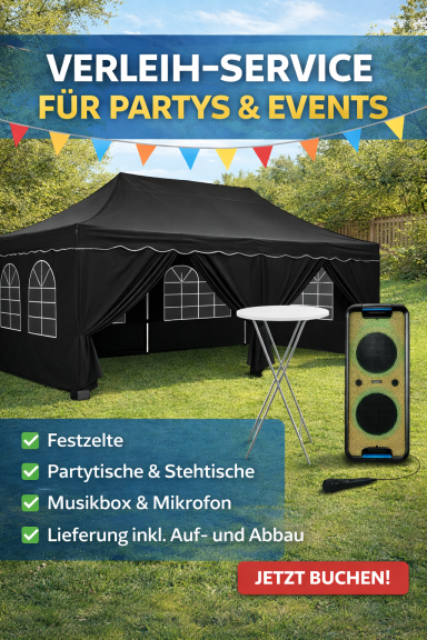 Verleih Service für Partys & Events