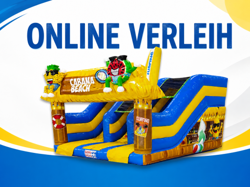 Kinder Hüpfburg/2xRutsche + Gebläse