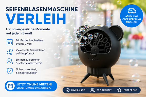Seifenblasen Maschine